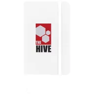   Spectrum A6 hard cover notebook, PVC covered cardboard, White