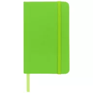 Spectrum A6 hard cover notebook, PVC covered cardboard, Lime