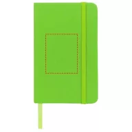 Spectrum A6 hard cover notebook, PVC covered cardboard, Lime