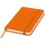 Spectrum A6 hard cover notebook, PVC covered cardboard, Orange