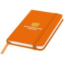 Spectrum A6 hard cover notebook, PVC covered cardboard, Orange