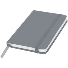   Spectrum A6 hard cover notebook, PVC covered cardboard, Silver