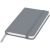 Spectrum A6 hard cover notebook, PVC covered cardboard, Silver