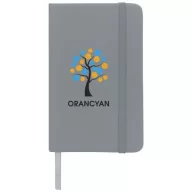   Spectrum A6 hard cover notebook, PVC covered cardboard, Silver