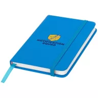   Spectrum A6 hard cover notebook, PVC covered cardboard, Light blue