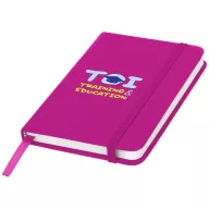 Spectrum A6 hard cover notebook, PVC covered cardboard, Pink