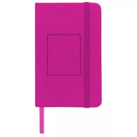 Spectrum A6 hard cover notebook, PVC covered cardboard, Pink