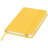   Spectrum A6 hard cover notebook, PVC covered cardboard, Yellow