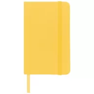   Spectrum A6 hard cover notebook, PVC covered cardboard, Yellow