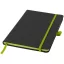 Agenda A5 cu 80 foi dictando, inchidere cu elastic, Everestus, 20IAN1794, Negru, Poliuretan