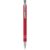 Corky ballpoint pen with rubber-coated exterior, Aluminium with rubber finish, Red