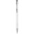 Corky ballpoint pen with rubber-coated exterior, Aluminium with rubber finish, White