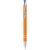 Corky ballpoint pen with rubber-coated exterior, Aluminium with rubber finish, Orange