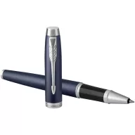   Pix roller profesional Parker IM, pasta neagra, metal, albastru, argintiu