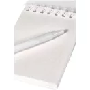 Agenda cu pix, coperta cu spirala, Everestus, 2610E18686, A7, Velina, 11x7.2 cm, Hartie, Transparent