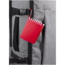 Agenda cu pix inclus, Everestus, 2601E12964, A7, Velina, coperta cu spirala, 11x7.2 cm, Hartie, Rosu