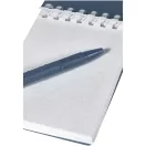 Agenda cu pix inclus, Everestus, 2601E12965, A7, Velina, coperta cu spirala, 11x7.2 cm, Hartie, Albastru Ocean