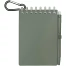 Agenda cu pix inclus, Everestus, 2601E12966, A7, Velina, coperta cu spirala, 11x7.2 cm, Hartie, Verde Heather