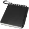 Agenda cu pix inclus, Everestus, 2601E12967, A7, Velina, coperta cu spirala, 11x7.2 cm, Hartie, Negru