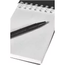 Agenda cu pix inclus, Everestus, 2601E12967, A7, Velina, coperta cu spirala, 11x7.2 cm, Hartie, Negru