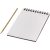 Waynon colourful scratch pad with scratch pen, Paper, White