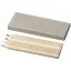Tullik 4-piece coloured pencil set, Paper, Natural