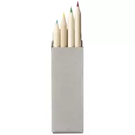 Tullik 4-piece coloured pencil set, Paper, Natural