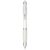 Nash ballpoint pen with coloured barrel and grip, ABS plastic, White