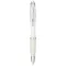 Nash ballpoint pen with coloured barrel and grip, ABS plastic, White
