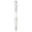 Nash ballpoint pen with coloured barrel and grip, ABS plastic, White
