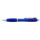 Nash ballpoint pen with coloured barrel and grip, ABS plastic, Royal blue