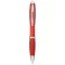 Nash ballpoint pen with coloured barrel and grip, ABS plastic, Red