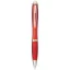 Nash ballpoint pen with coloured barrel and grip, ABS plastic, Red