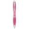 Nash ballpoint pen with coloured barrel and grip, ABS plastic, Pink