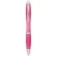 Nash ballpoint pen with coloured barrel and grip, ABS plastic, Pink