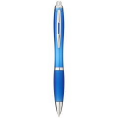   Nash ballpoint pen with coloured barrel and grip, ABS plastic, aqua blue