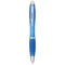 Nash ballpoint pen with coloured barrel and grip, ABS plastic, aqua blue