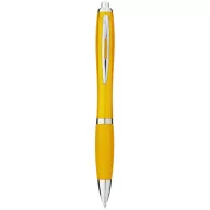   Nash ballpoint pen with coloured barrel and grip, ABS plastic, Yellow