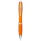 Nash ballpoint pen with coloured barrel and grip, ABS plastic, Orange