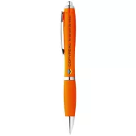   Nash ballpoint pen with coloured barrel and grip, ABS plastic, Orange
