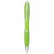 Nash ballpoint pen with coloured barrel and grip, ABS plastic, Lime