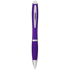   Nash ballpoint pen with coloured barrel and grip, ABS plastic, Purple