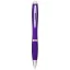 Nash ballpoint pen with coloured barrel and grip, ABS plastic, Purple