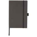 Agenda A5 cu pagini dictando, coperta moale cu elastic, Everestus, RO03, pu, negru