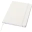 Agenda cu elastic, Everestus, 2610E18738, A5, Punctata, 21x1.2x14.8 cm, Poliuretan, Alb