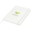 Agenda cu elastic, Everestus, 2610E18738, A5, Punctata, 21x1.2x14.8 cm, Poliuretan, Alb