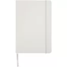 Agenda cu elastic, Everestus, 2610E18738, A5, Punctata, 21x1.2x14.8 cm, Poliuretan, Alb