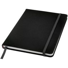 Spectrum A5 notebook with blank pages, PVC, solid black