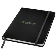 Spectrum A5 notebook with blank pages, PVC, solid black