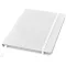 Spectrum A5 notebook with blank pages, PVC, White